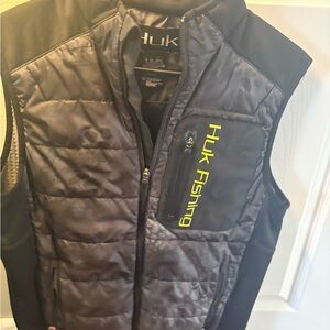 Huk Performance Black and Gray Vest